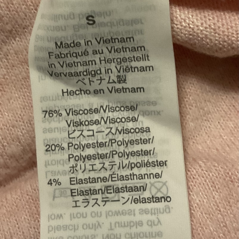 J. Crew Light Pink Long Sleeve Sweater Top with Side Tie - Picture 5 of 5